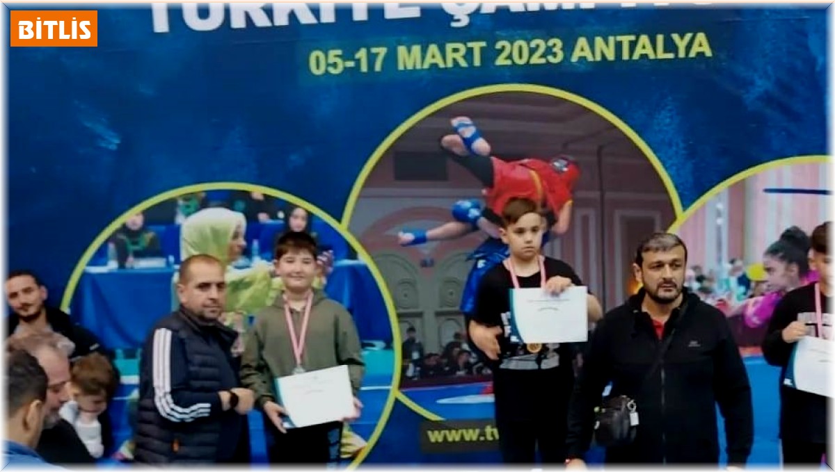 Bitlisli sporculardan wushu kung fu başarısı