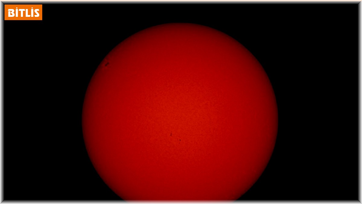 Bitlisli uzayseverler teleskopla güneşi gözlemledi