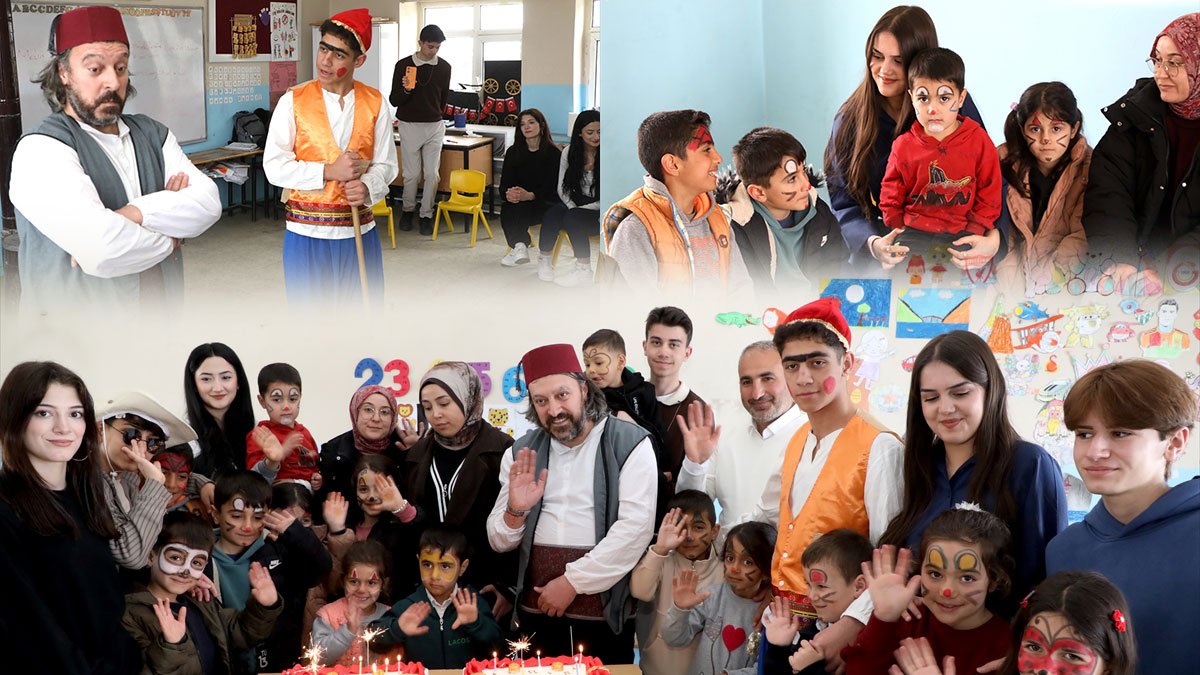 Bitlis’te köy köy gezen tiyatro ekibi 60 okulda 4 bin öğrenciyi tiyatroyla buluşturdu