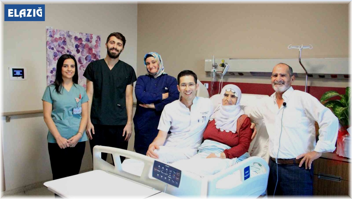 Böbreğinde 8 santimlik tümör bulunan hasta Şehir Hastanesinde sağlığına kavuştu