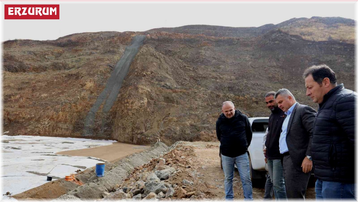 Bölge Müdürü Yavuz, Narman Şehitler Barajı'nda incelemelerde bulundu