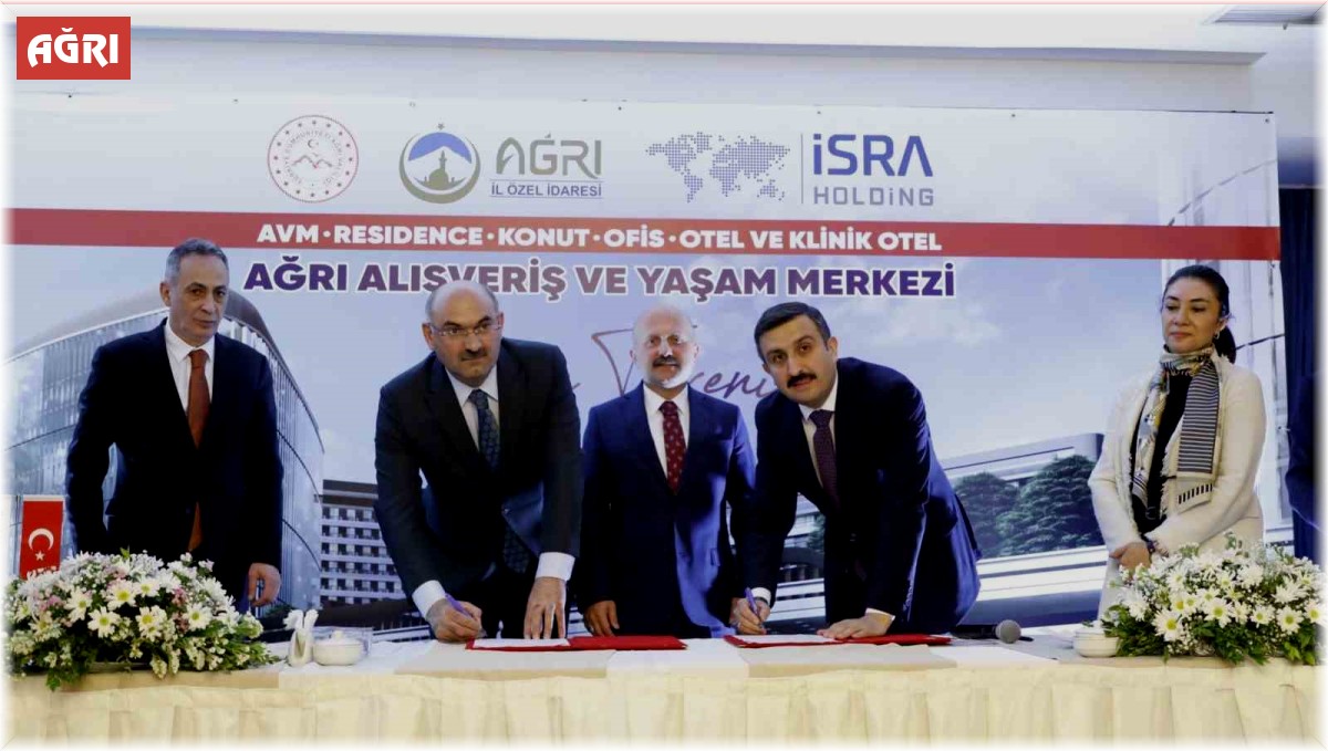 Bölgenin en büyük alışveriş ve yaşam merkezi Ağrı'da olacak