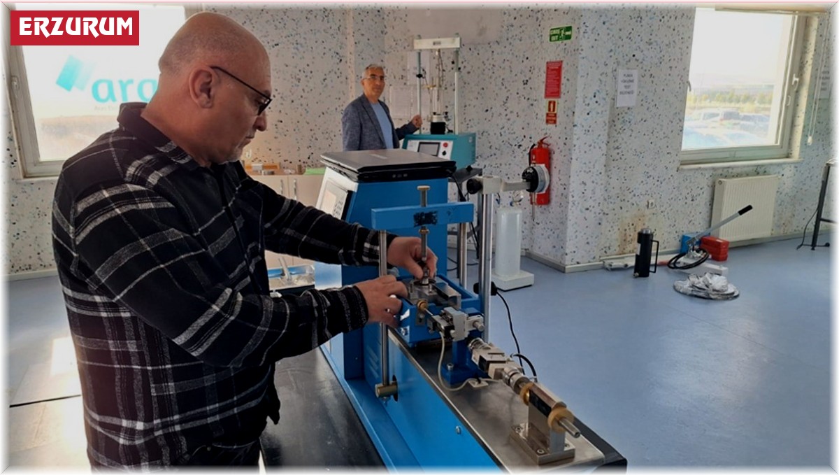 Bölgenin en kapsamlı zemin Laboratuvarı Erzurum'da kuruldu