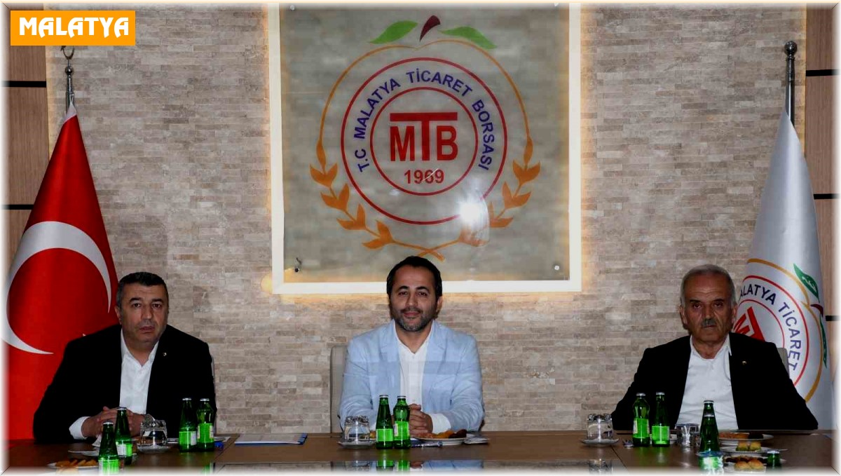Borsa Başkanı Özcan: "Malatya'yı ayağa kaldırmak için birlikte çalışacağız"