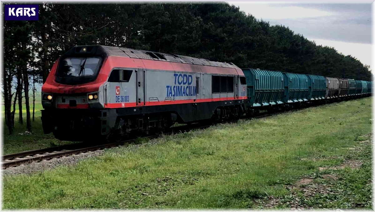 BTK Demiryolu hattında yeniden yük taşımacılığı başladı