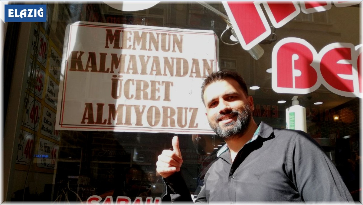 Bu berber memnun kalmayan müşterilerden ücret almıyor