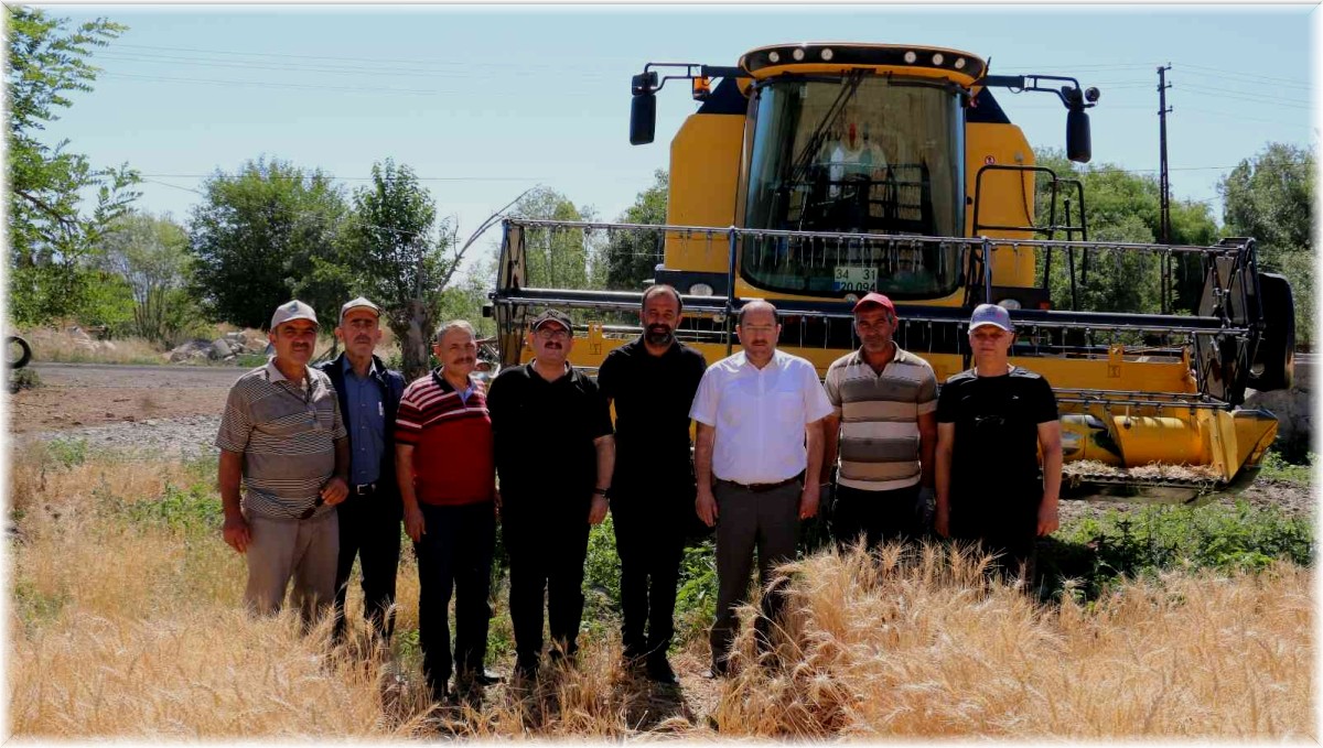 Buğday rekoltesi çiftçinin yüzünü güldürdü