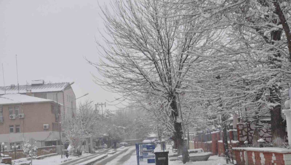 Bulanık Mart ayında beyaz büründü