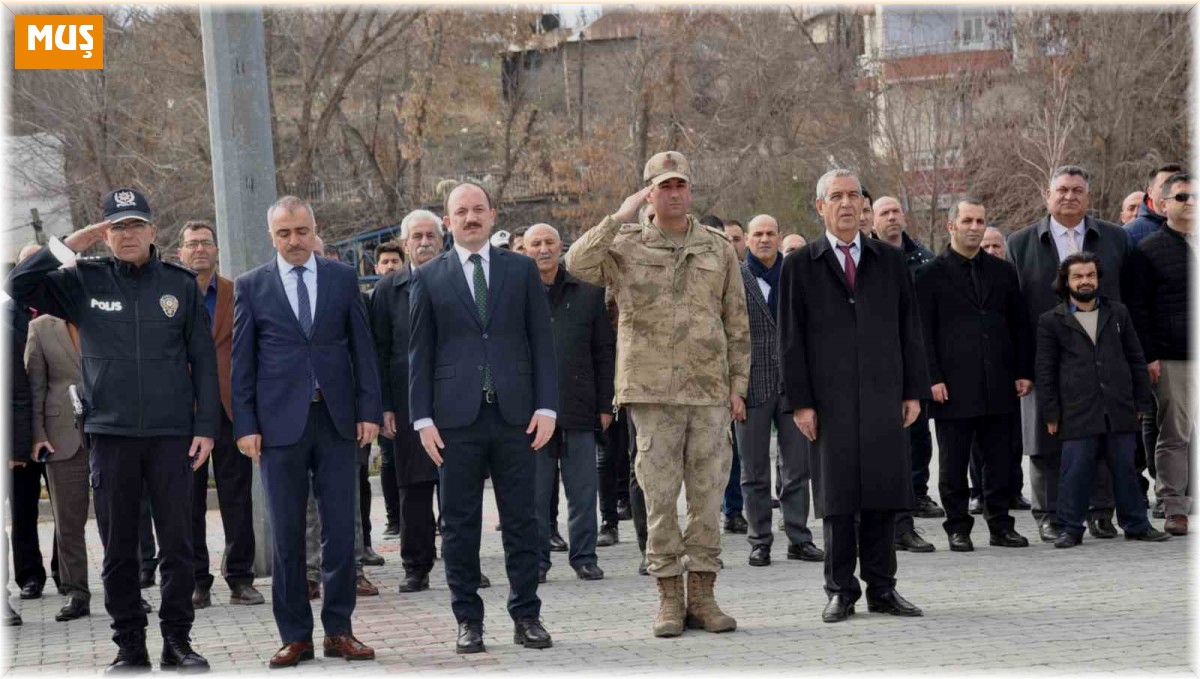 Bulanık'ta 18 Mart Çanakkale Zaferi ve Şehitleri Anma programı düzenlendi