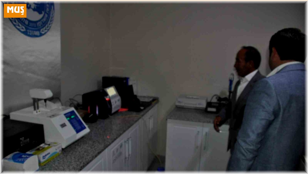 Bulanık'ta çiğ süt analiz labaratuvarının açılışı yapıldı