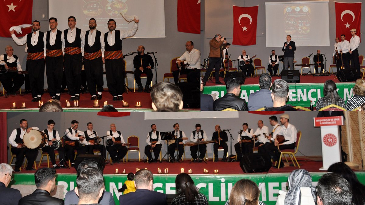 Bulanık'ta Düzenlenen Kürsübaşı Etkinliğinde Türküler Söylendi, Çaydaçıra ve Halaylar Geceye Renk Kattı