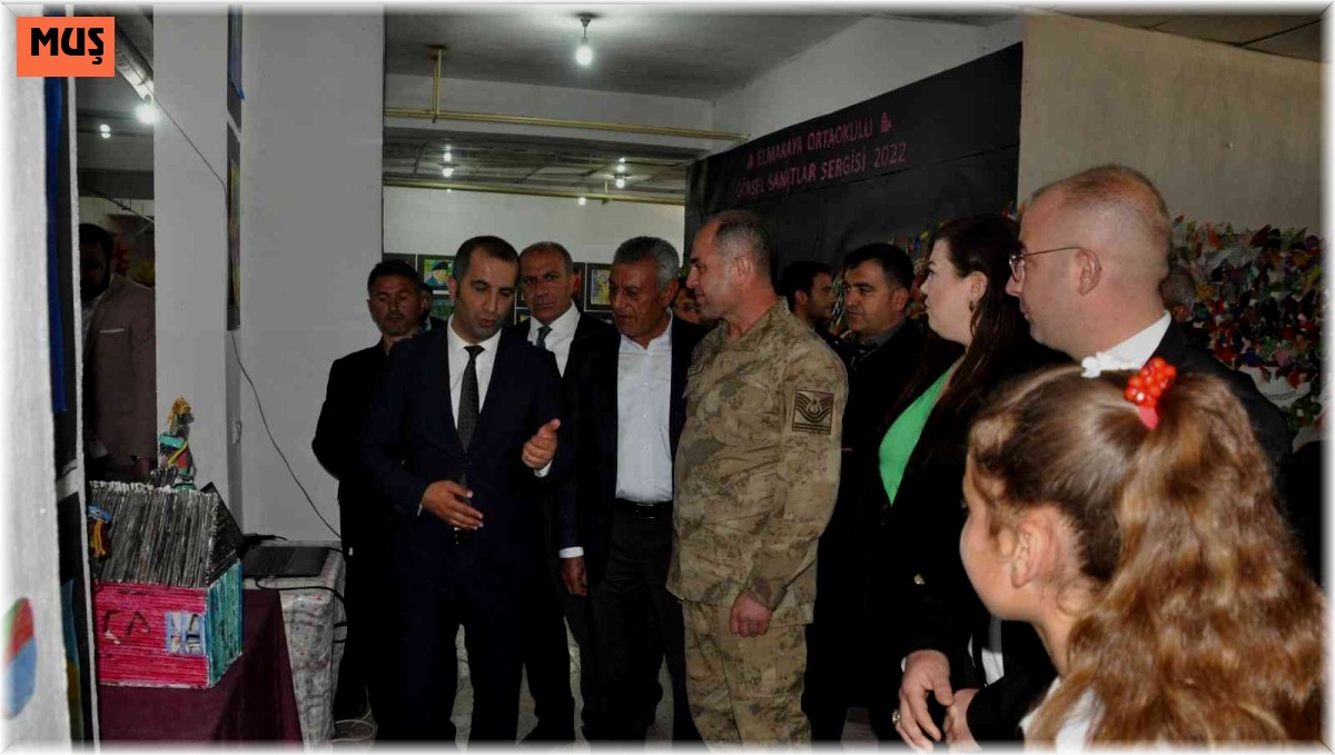 Bulanık'ta "Elmakaya'da Sanat Var" resim sergisi