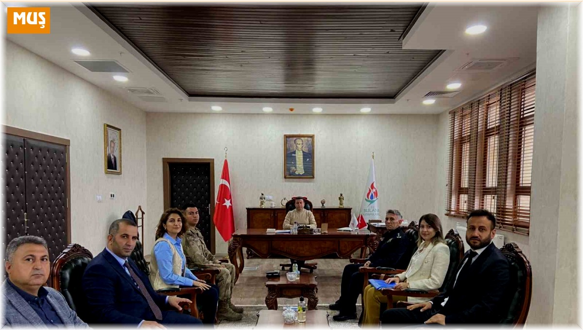 Bulanık'ta "İlçe Spor Güvenlik Kurul Toplantısı" yapıldı