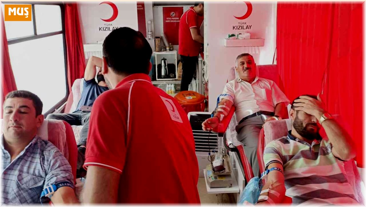 Bulanık'ta kan bağışı kampanyası