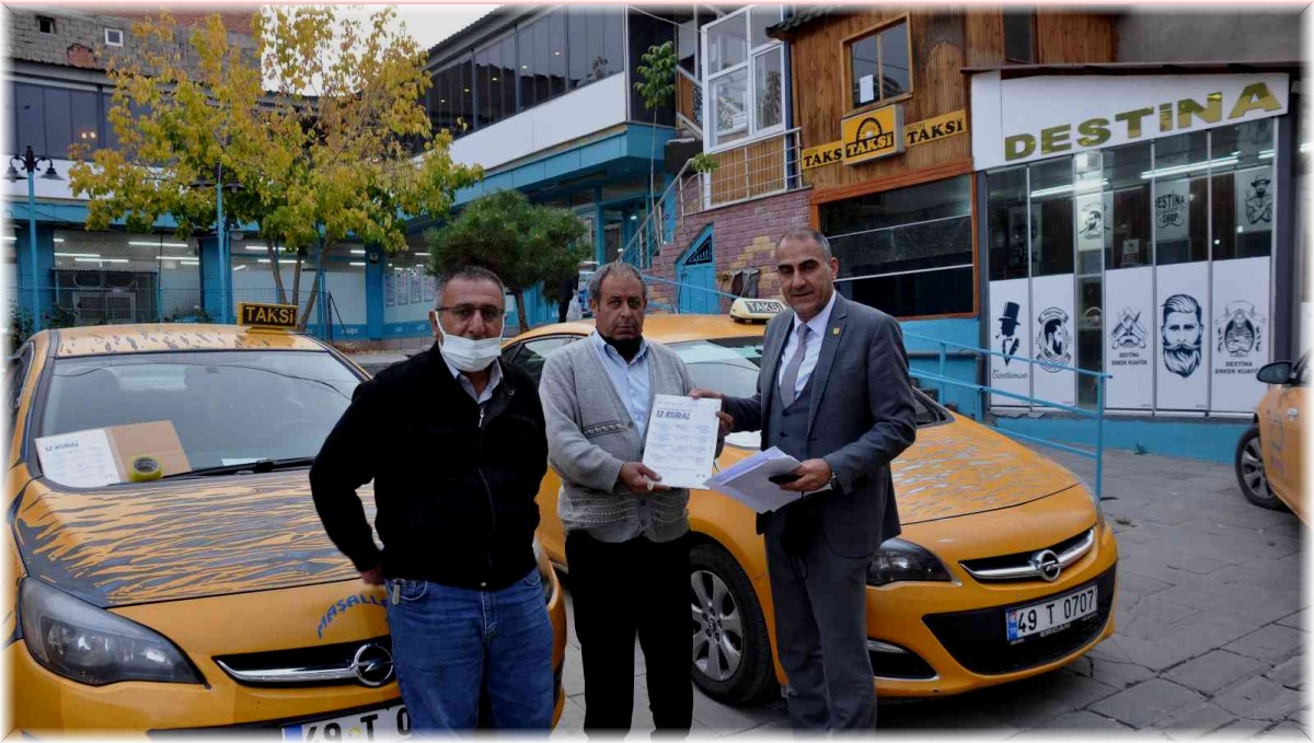 Bulanık'ta taksi şoförlerine '12 kural' uygulaması