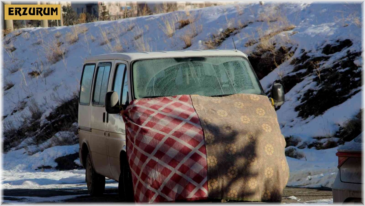 Burası Sibirya değil Erzurum, termometreler eksi 33'ü gösterdi