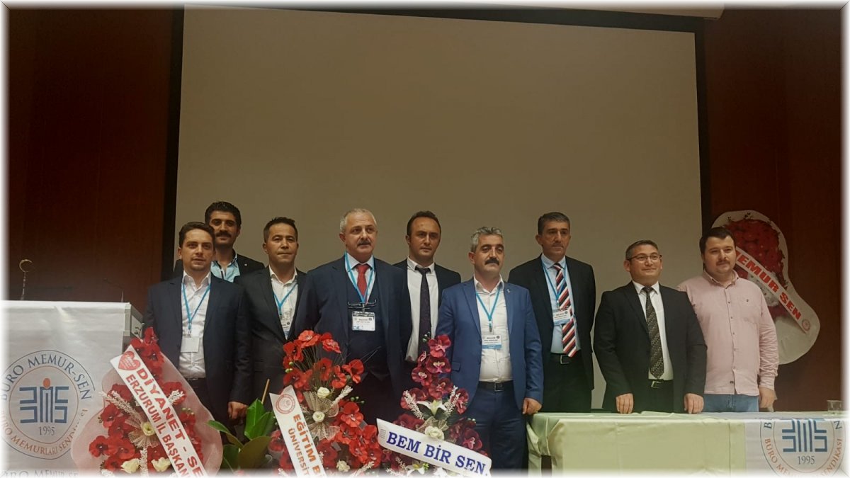 Büro Memur-Sen Erzurum Şube Başkanlığı seçimlerinde değişim