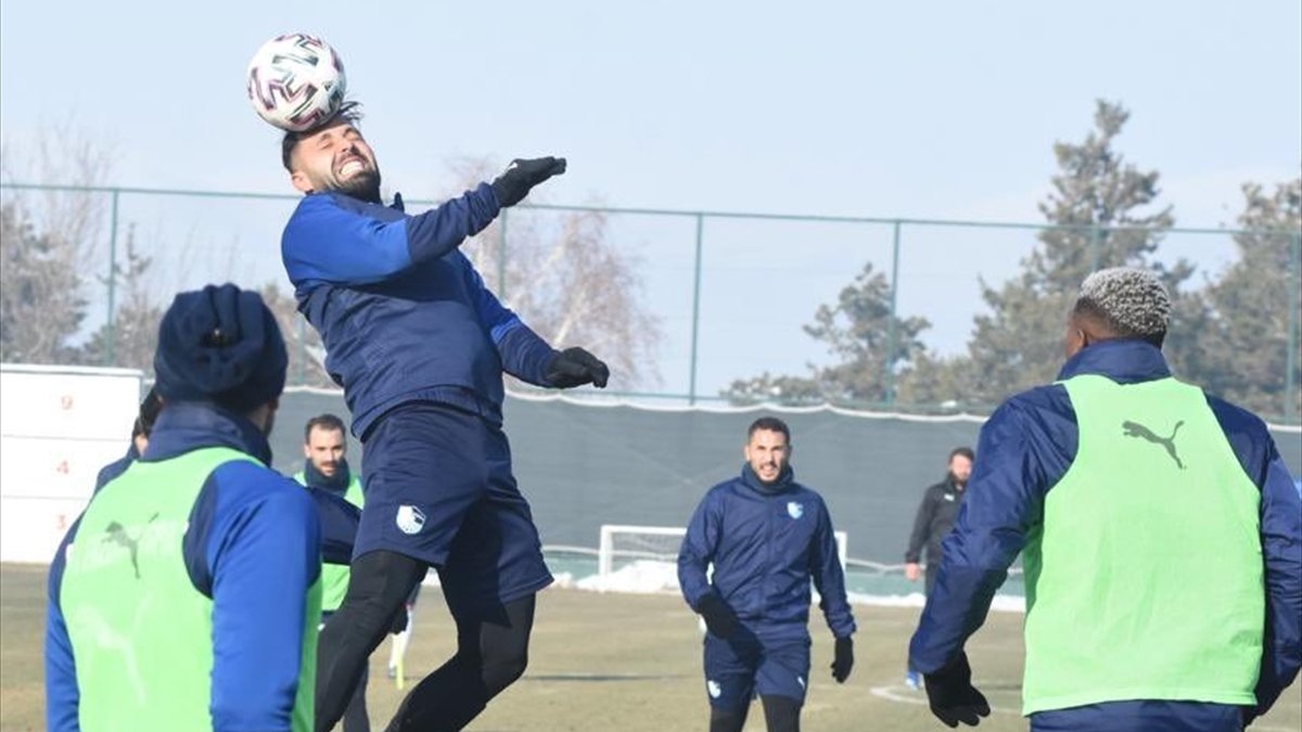 Büyükşehir Belediye Erzurumspor, Gaziantep FK maçının hazırlıklarını sürdürdü