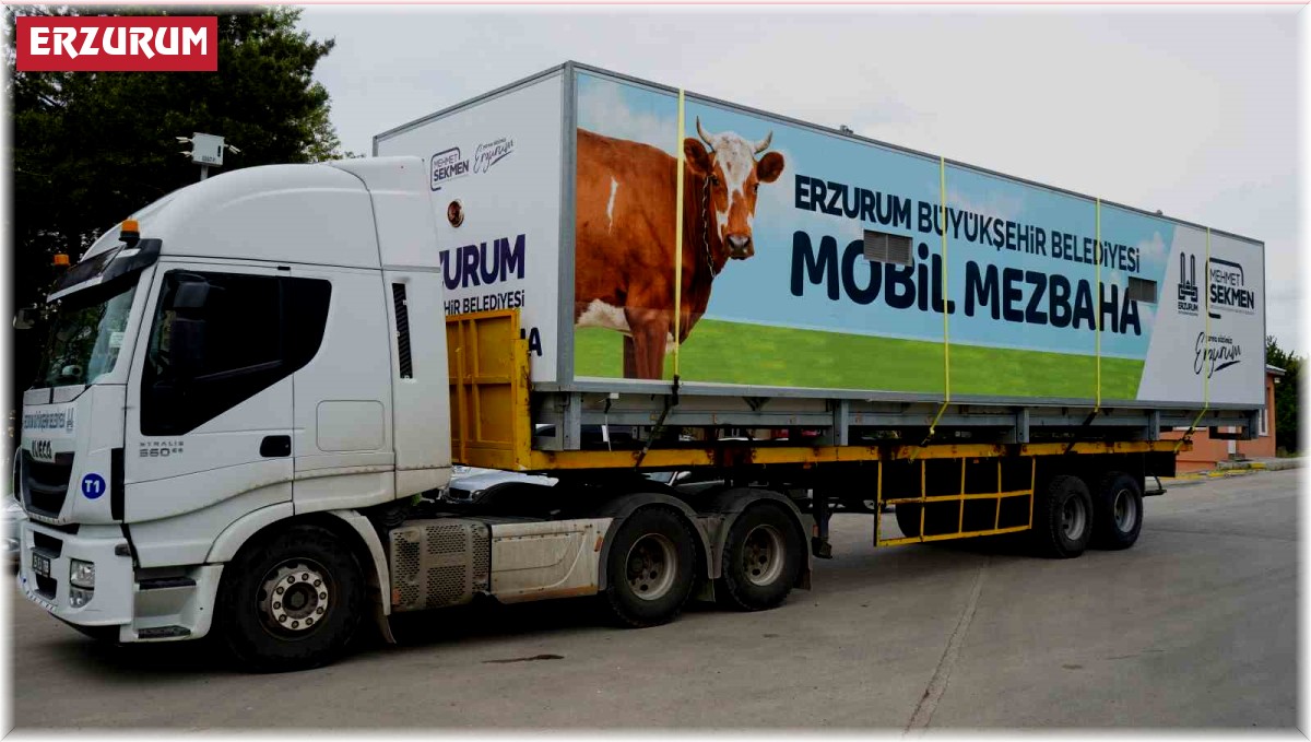 Büyükşehir'den kardeş şehir Adıyaman'a mobil mezbaha