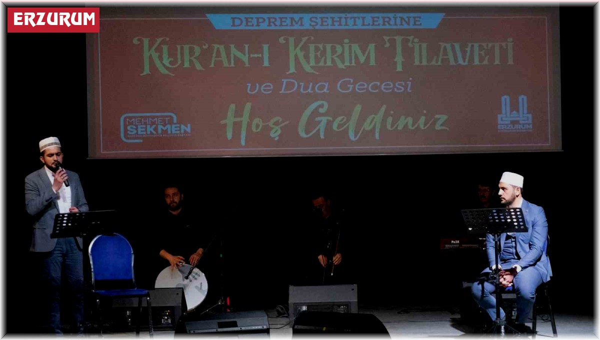 Büyükşehir deprem şehitlerini dualarla andı