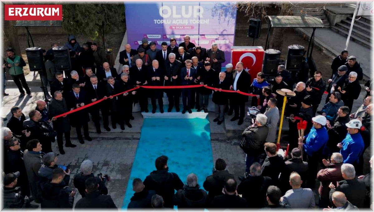 Büyükşehir Olur'daki yatırımlarını hizmete açtı