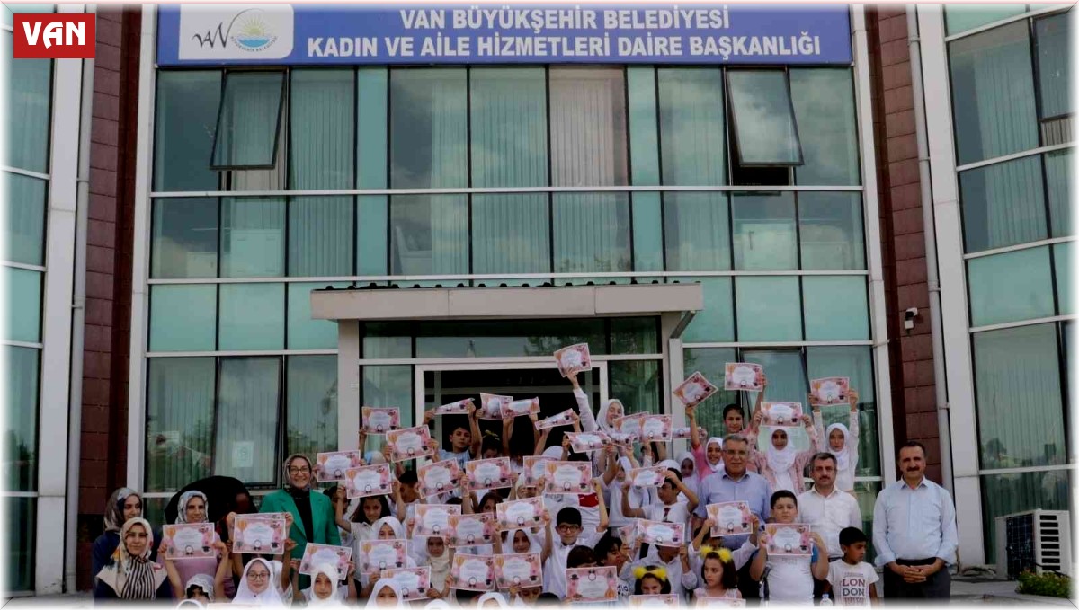 Büyükşehir yaz Kur'an kursu öğrencileri için mezuniyet programı düzenledi