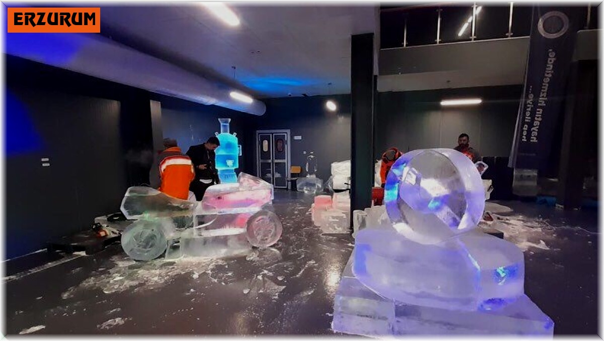 Buz soba ziyaretçilerini ısıtıyor