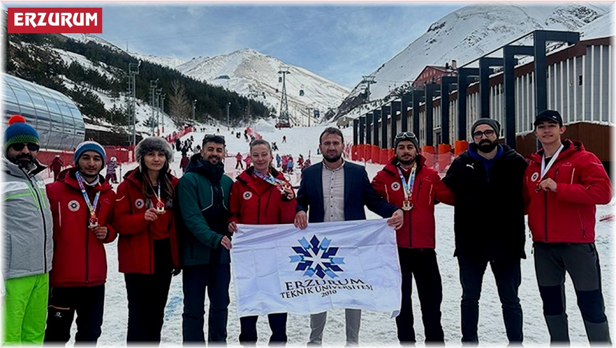 Buza altın harflerle ETÜ yazıldı