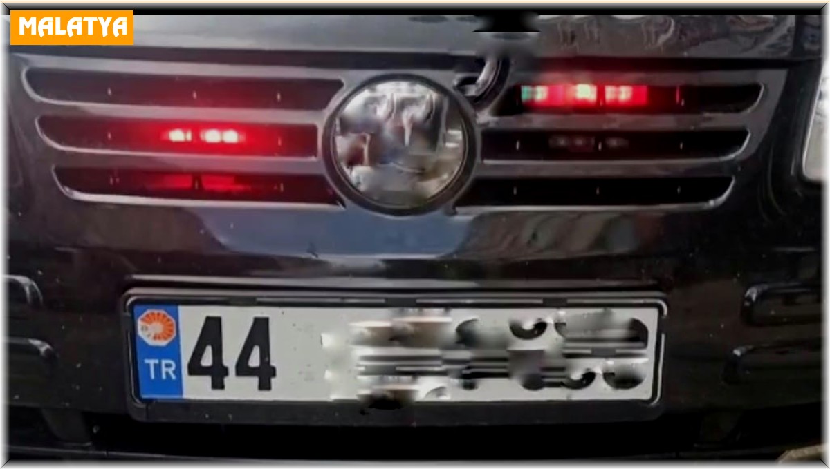 Çakar lamba bulunan araçlara ceza