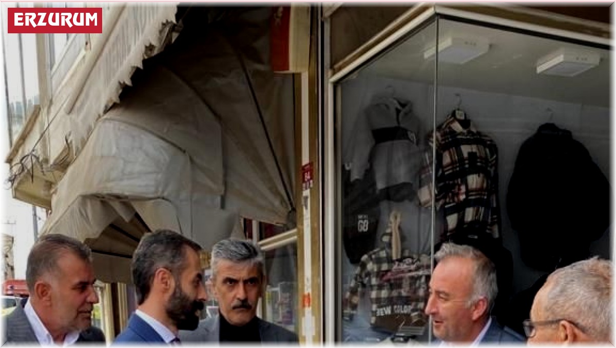 Çakır, Palandöken ve Aziziye'de seçim çalışması yaptı