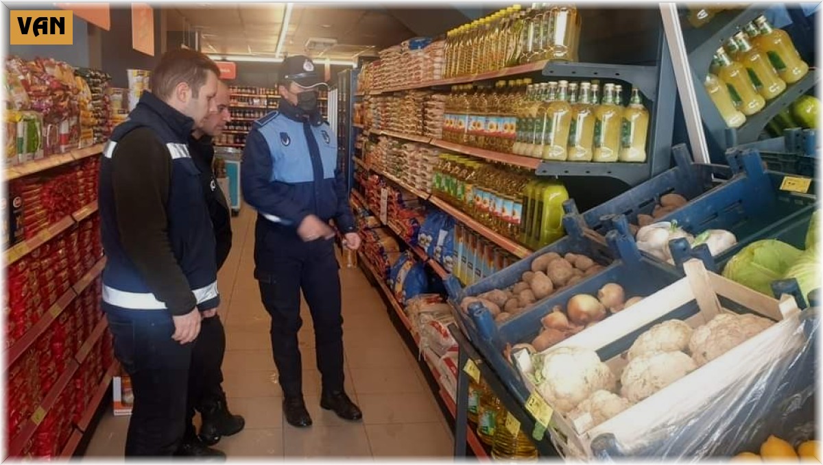 Çaldıran'da fahiş fiyat ve stokçuluk denetimi