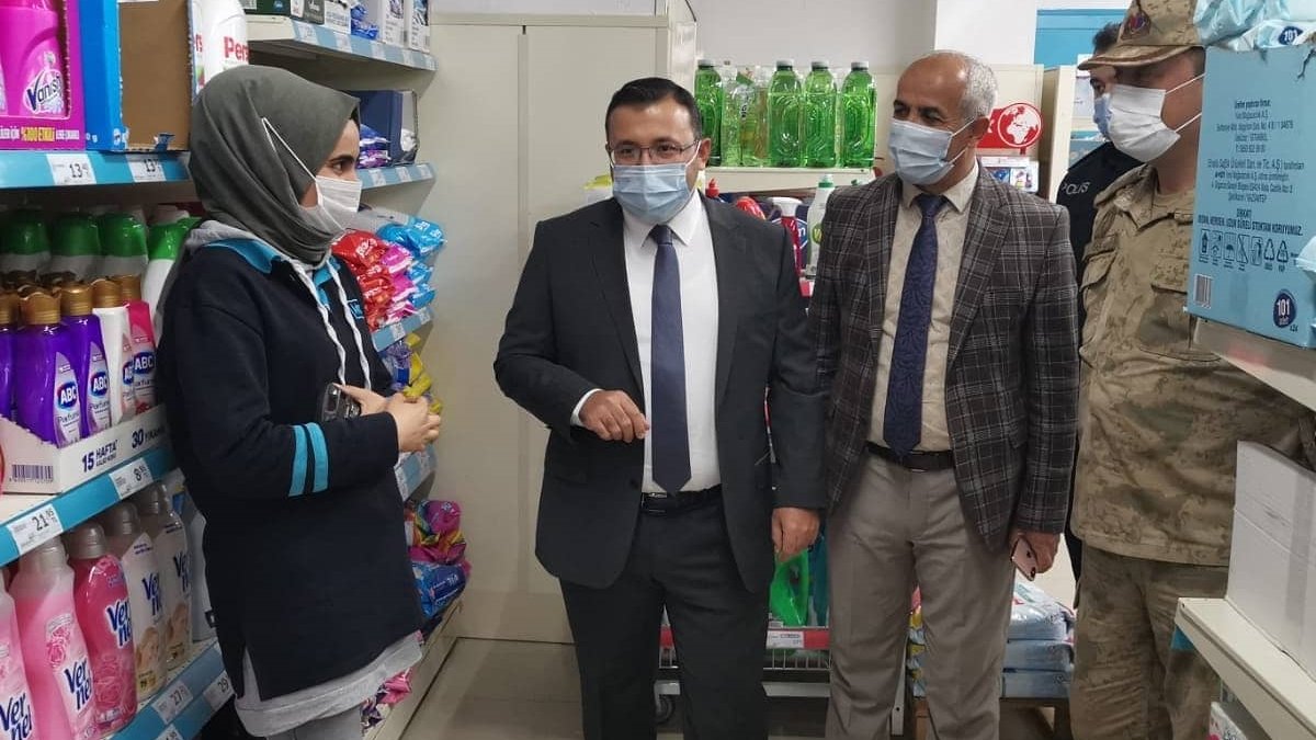 Çaldıran'da Kovid-19 tedbirleri denetimi