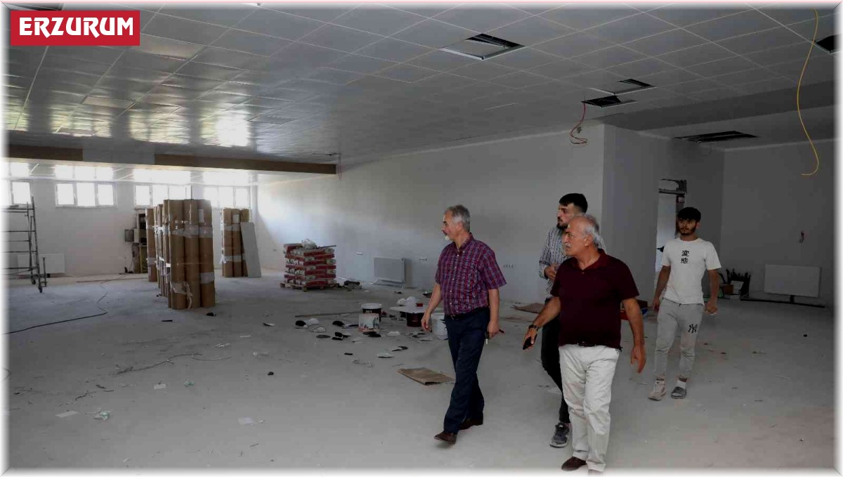 Çalışma salonu yapımında sona yaklaşıldı