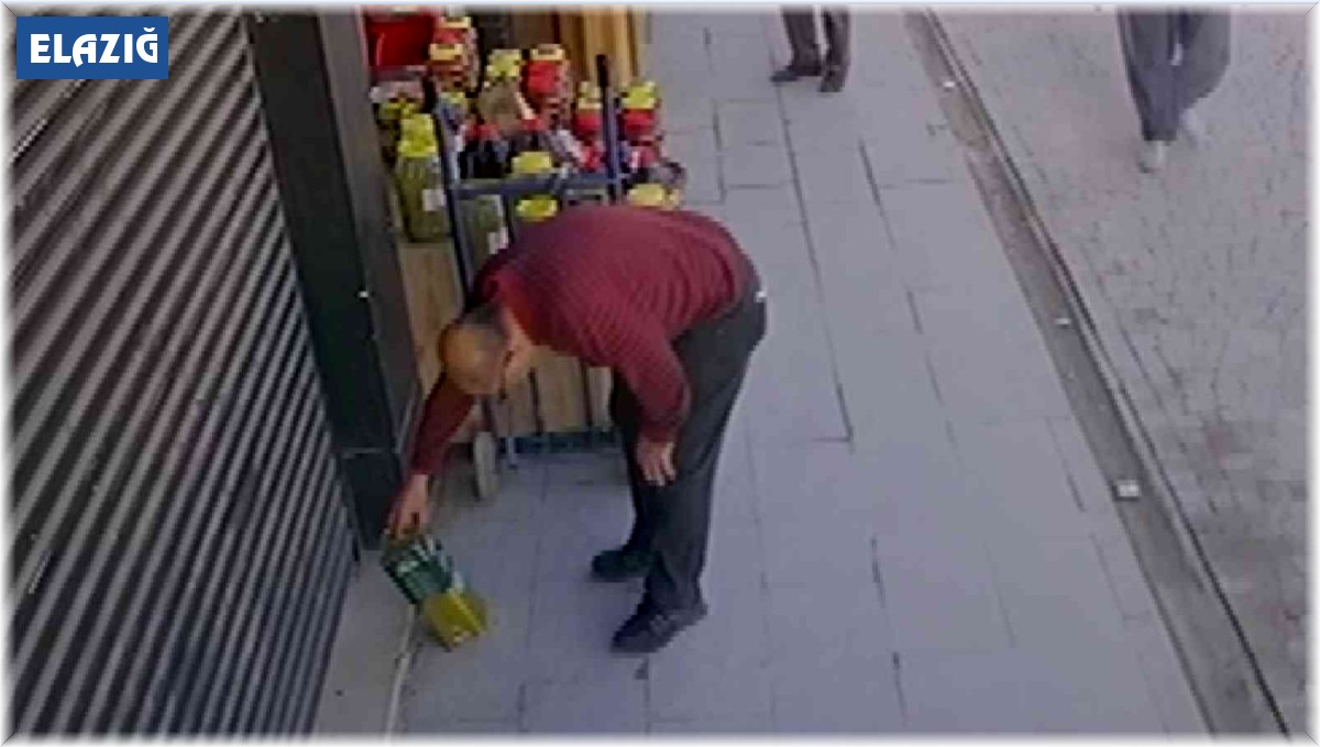 Çalmadan önce zeytinyağının son kullanma tarihine bakan hırsız pes dedirtti