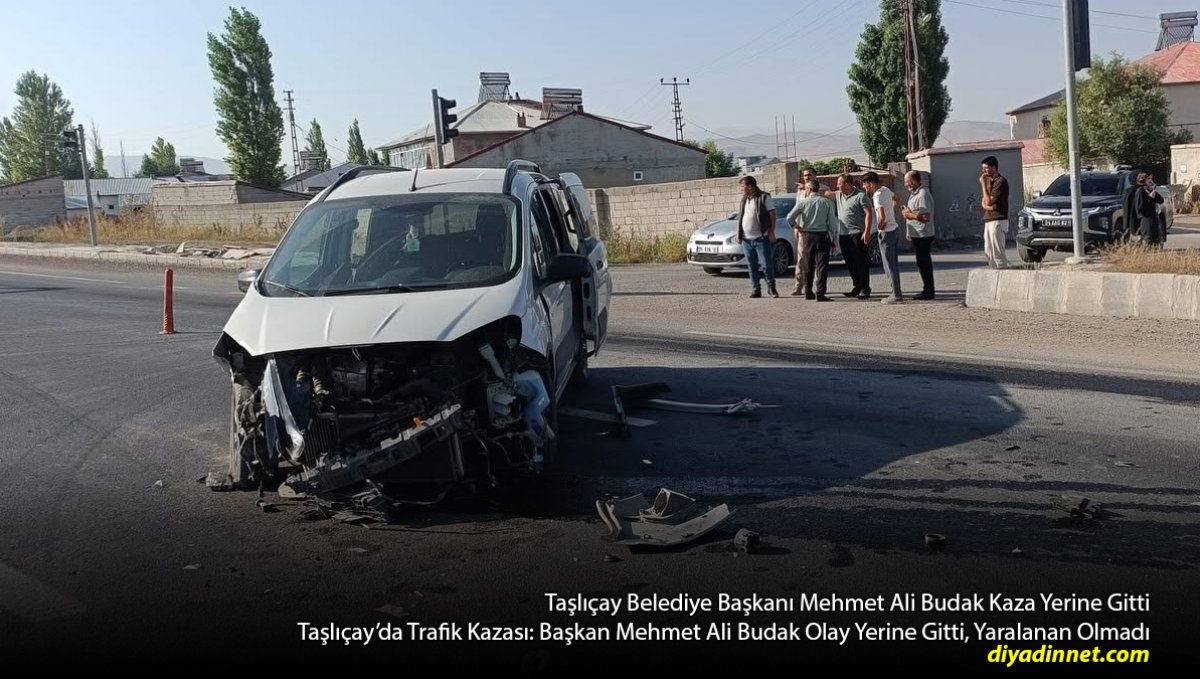 Can Kaybı da Yaralanma da Yok: Taşlıçay'daki Kazada Araç Hasar Gördü