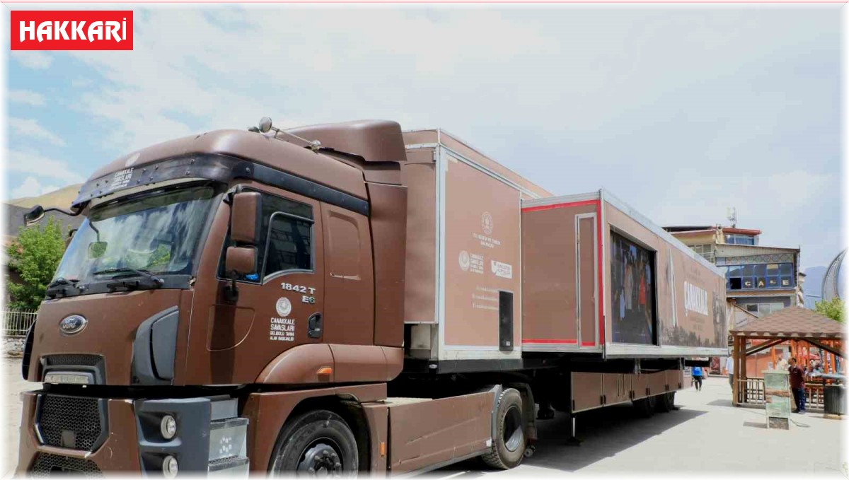 Çanakkale Savaşları Mobil Müzesi Hakkari'de
