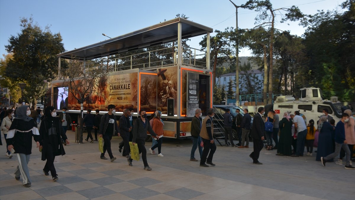 Çanakkale Savaşları Mobil Müzesi Tatvanlılarla buluştu
