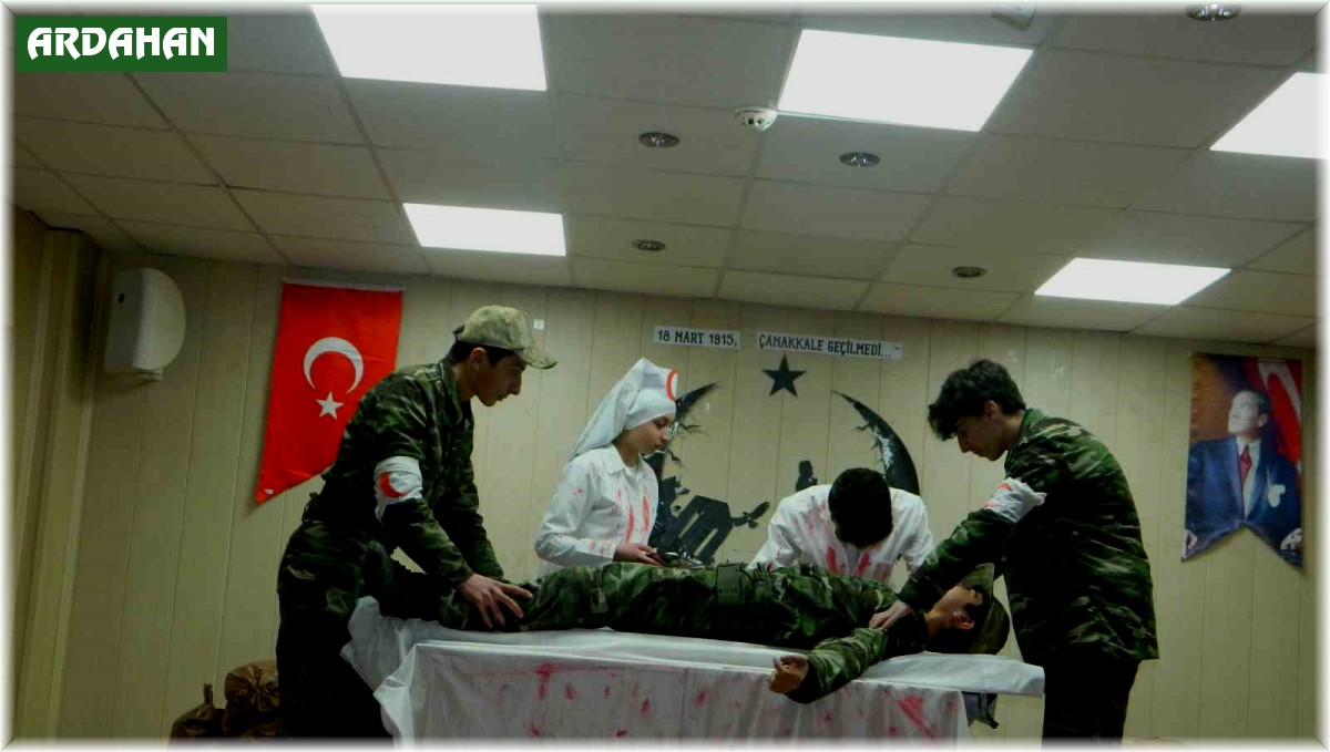 Çanakkale Zaferinin yıldönümü Posof'ta kutlandı