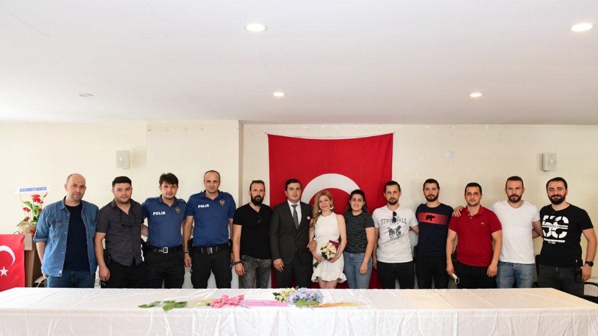 Çatak Emniyet Amiri Altuntop dünya evine girdi