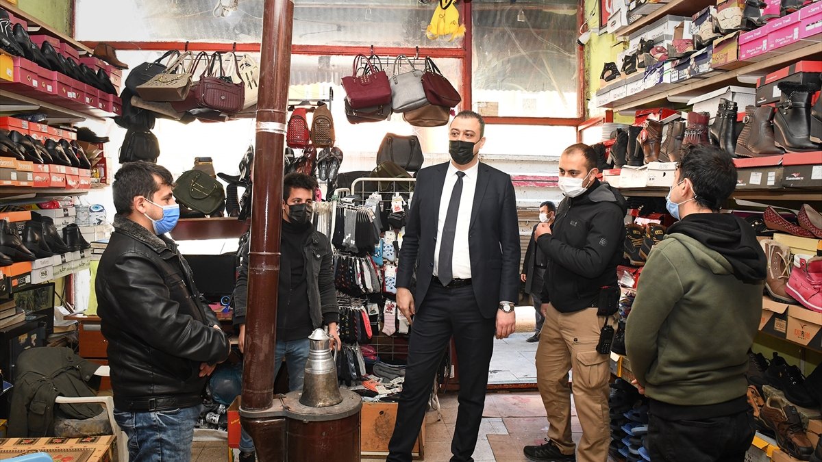 Çatak Kaymakamı Akbulut'un esnaf ziyareti