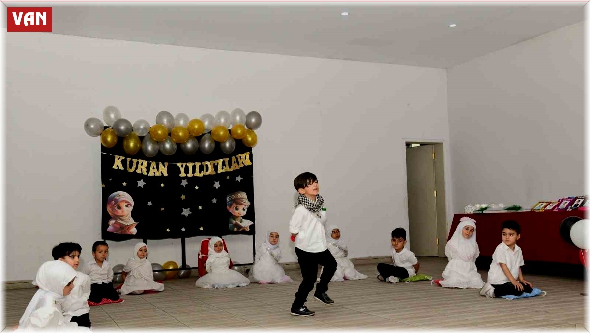 Çatak'ta 4-6 yaş Kur'an kursu yılsonu etkinliği