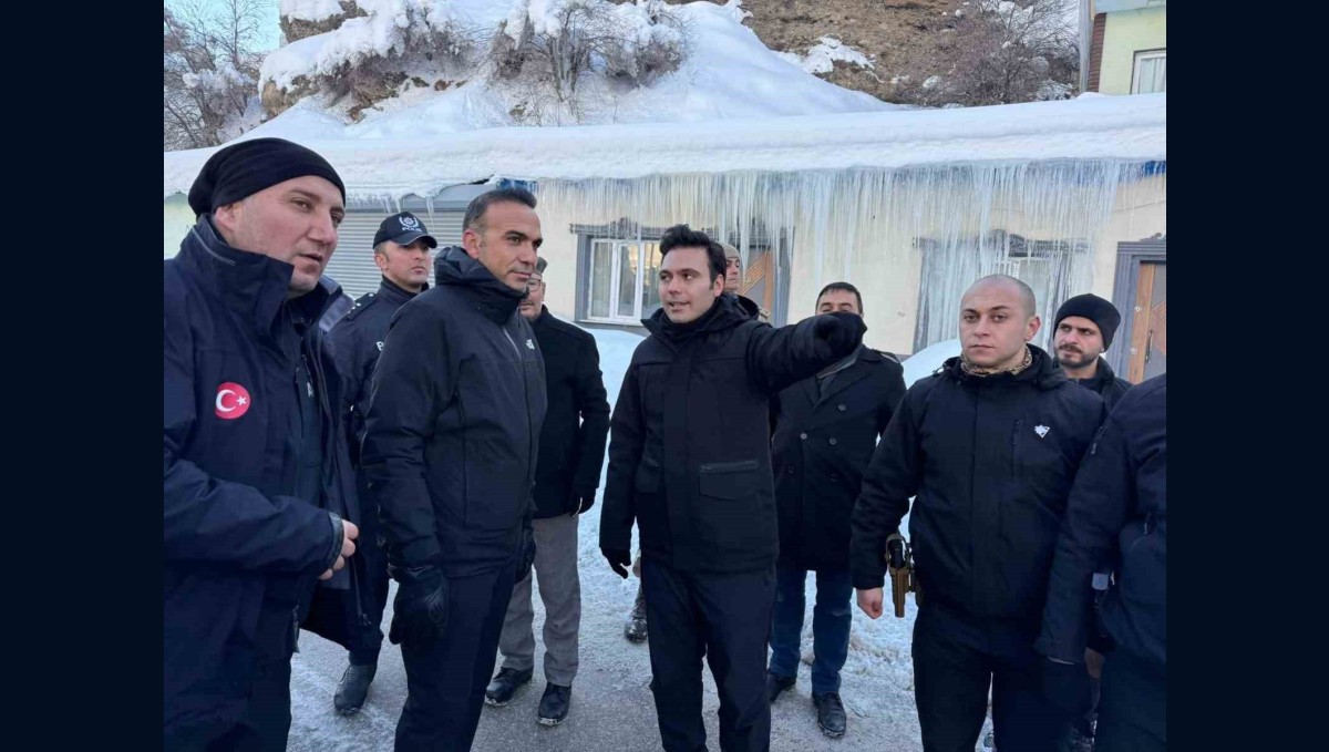 Çatak'ta çığ afeti sonrası saha incelemesi yapıldı