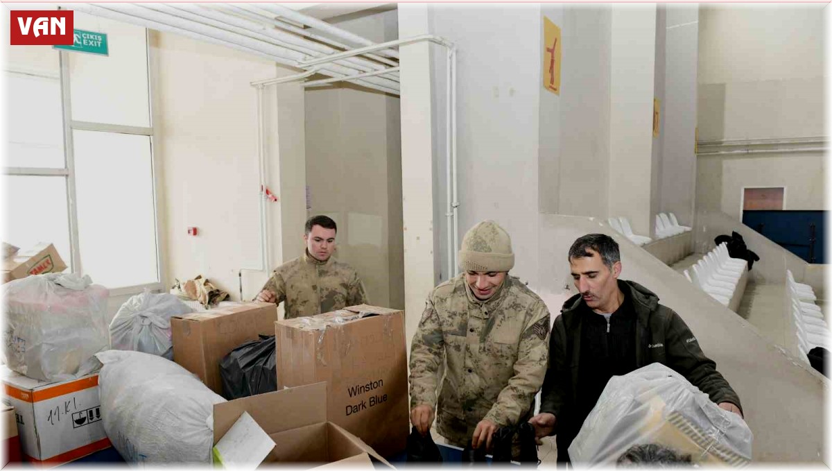 Çatak'ta depremzedeler için yardım seferberliği