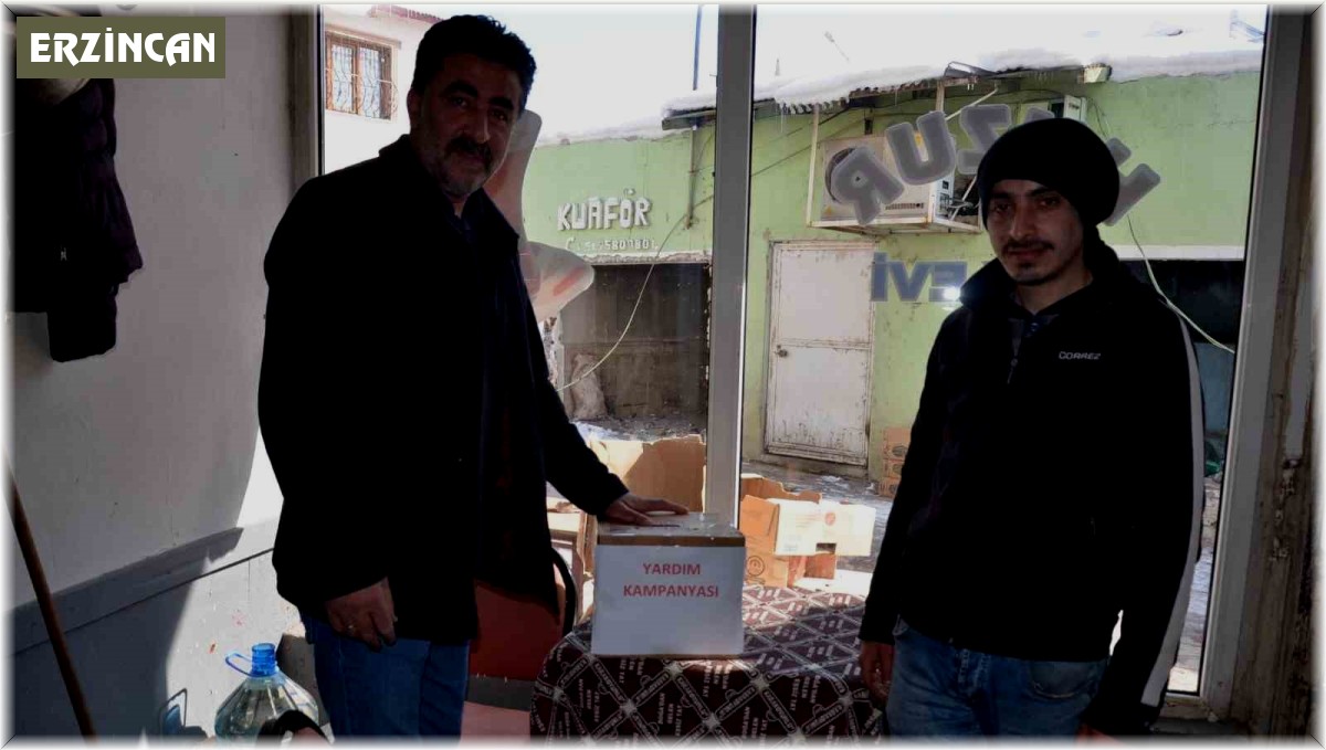 Çayevi sahibi bir günlük hasılatı depremzedelere bağışladı