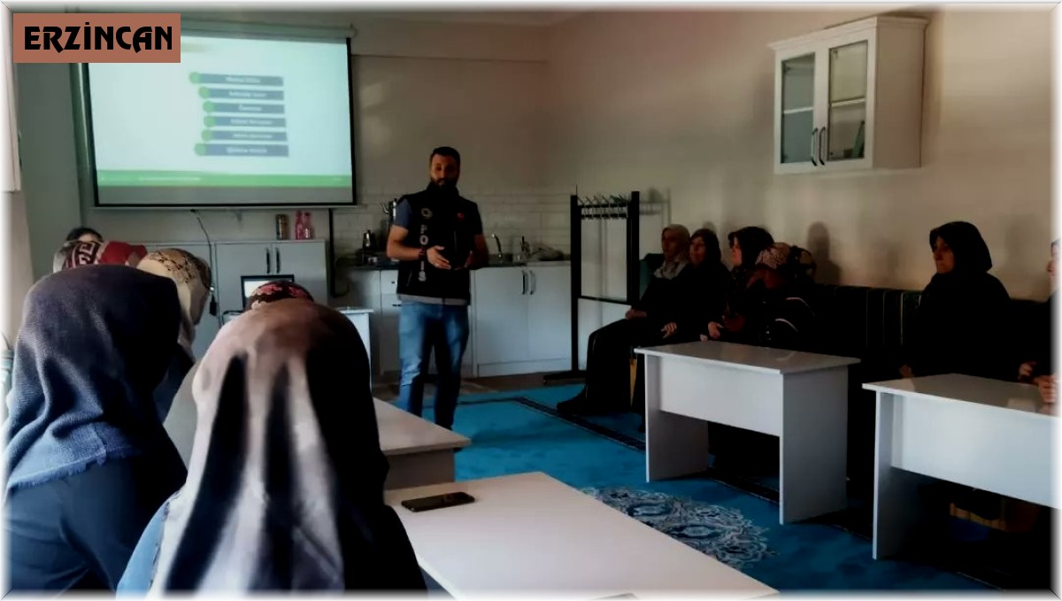 Çayırlı'da annelere madde bağımlılığı anlatıldı