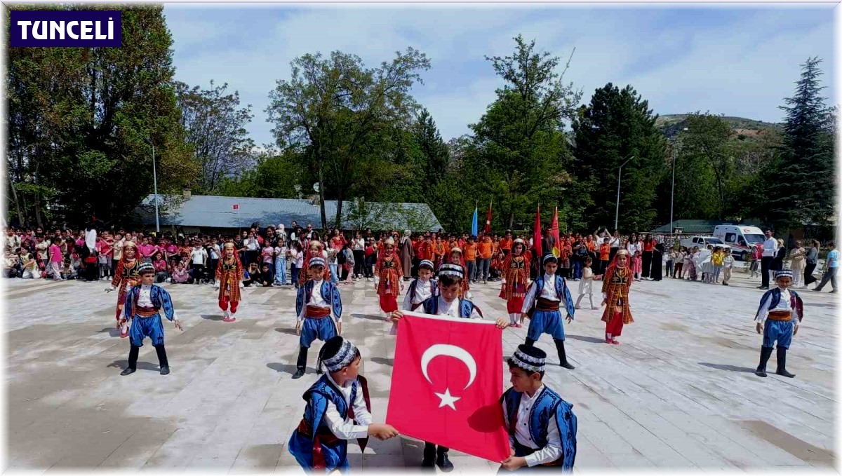 Çemişgezek'te 23 Nisan Ulusal Egemenlik ve Çocuk Bayramı etkinlikleri