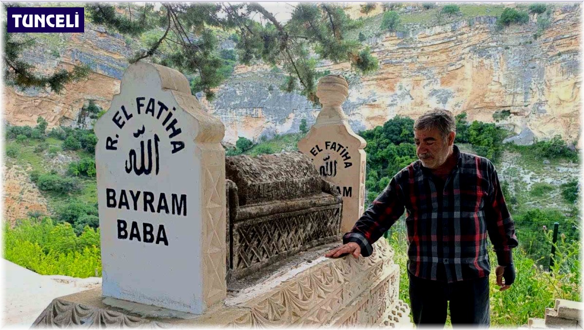 Çemişgezek'te Bayram Baba hazretlerinin kabri yenilendi