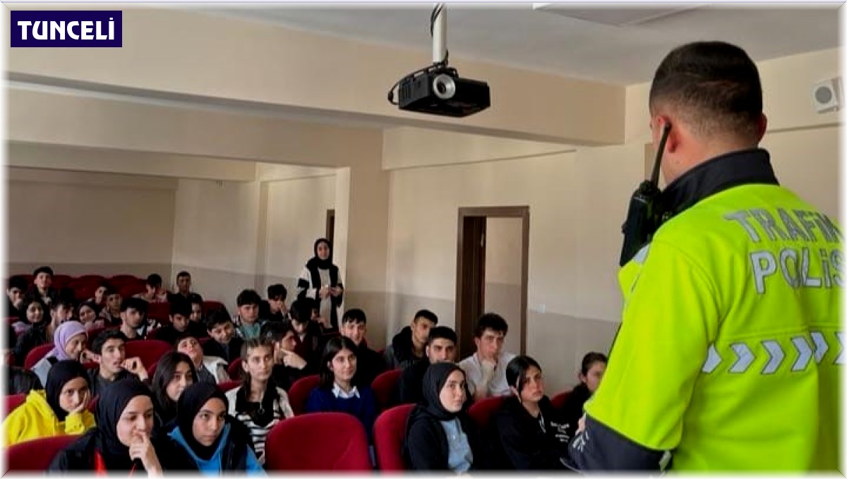 Çemişgezek'te öğrencilere polislik mesleği anlatıldı