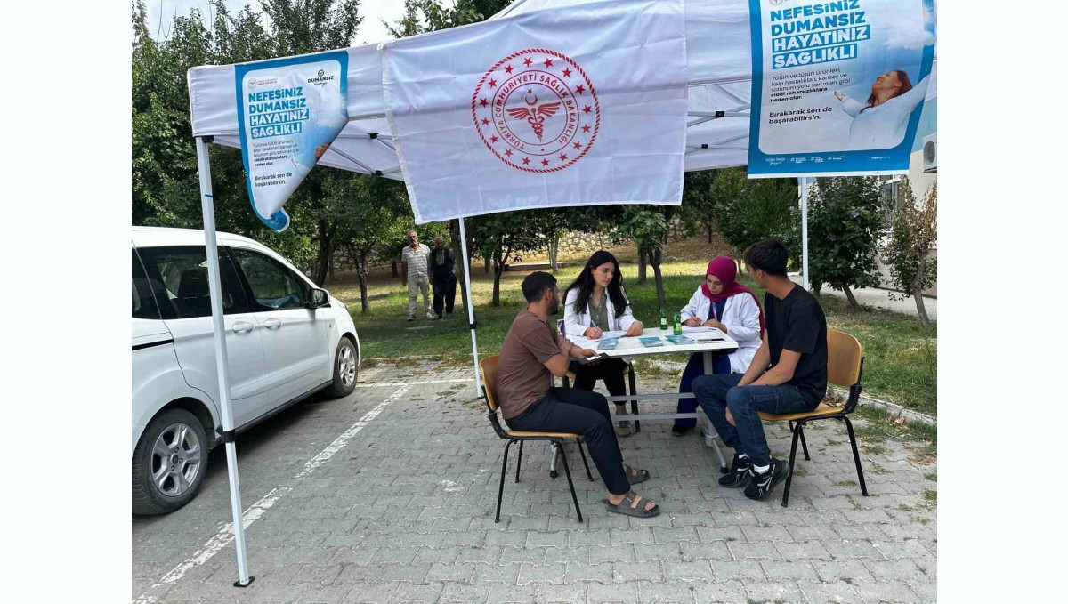 Çemişgezek'te sigara ile mücadele etkinliği