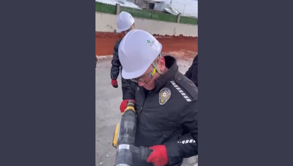 Çevik kuvvet polisine ''Enkazda Arama ve Kurtarma Temel Eğitimi''